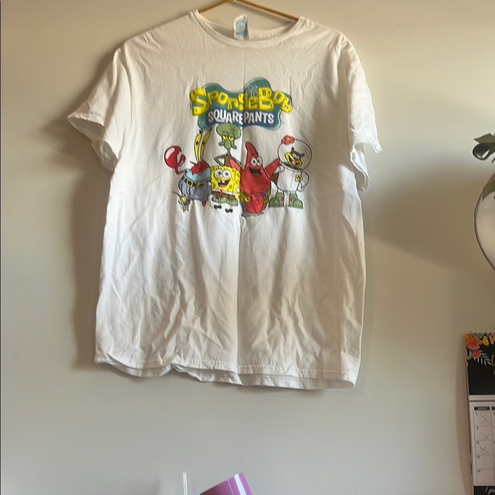 SpongeBob SquarePants White Short Sleeve Tee